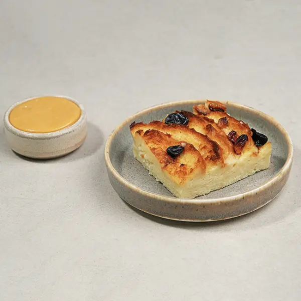 Bread & Butter Pudding with Salted Caramel Sauce